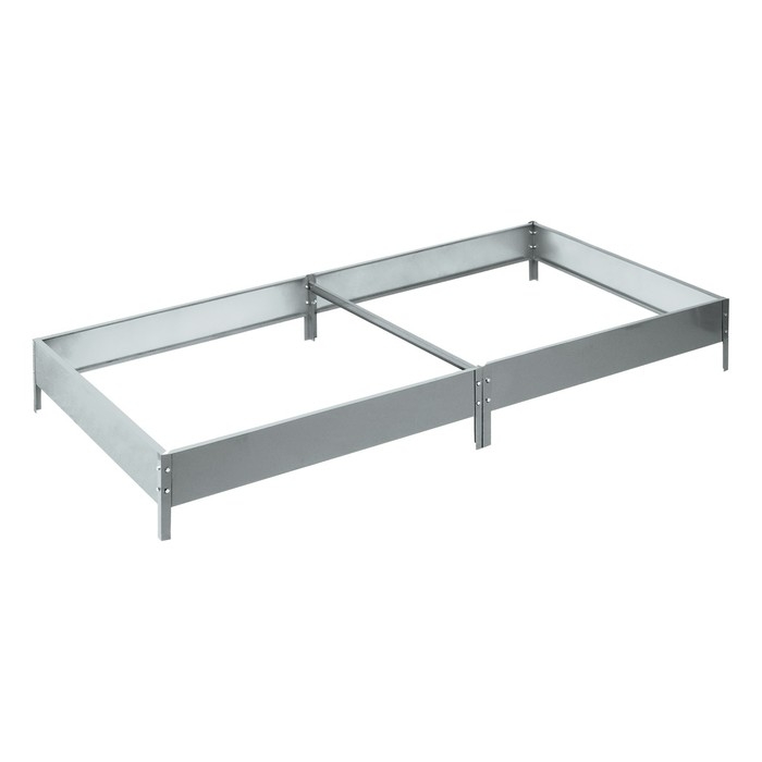 Грядка оцинкованная, компакт, 200 &times; 100 &times; 15 см, Greengo