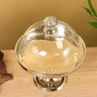 Тортовница со стеклянной крышкой 22х18х18 см