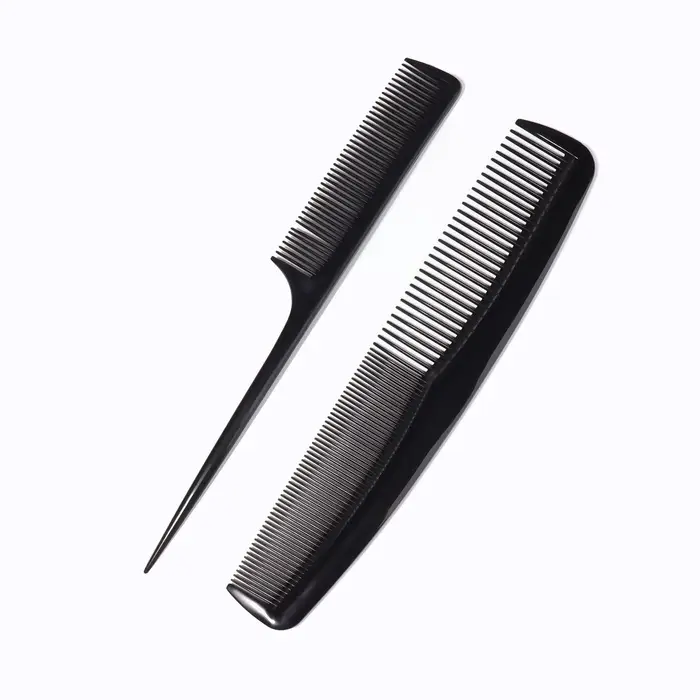 Набор расчёсок, 2 предмета, чёрный