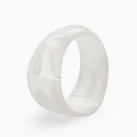 Браслет манжет акрил "Тренд", цвет белый