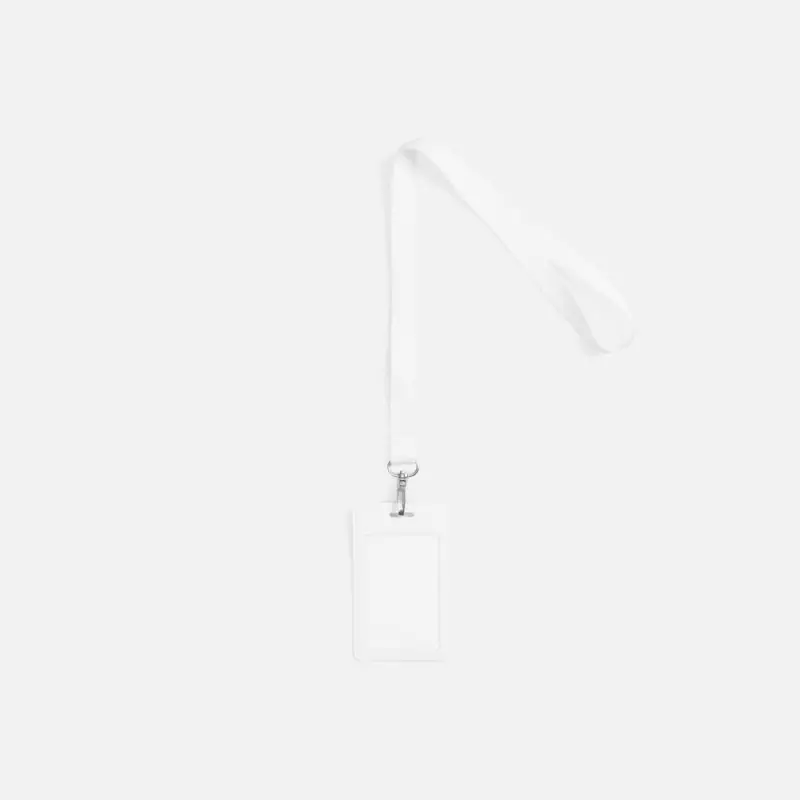 Лента для бейджа Pin, белая