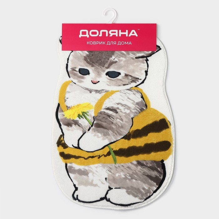 Коврик для дома Доляна &laquo;Крошка Киса&raquo;, 40&times;60 см