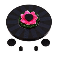 Плавающий фонтан &laquo;Лотос&raquo;, 7 Вт, 200 л/ч, на солнечной батарее