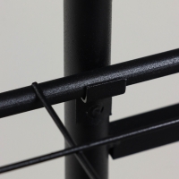 Подставка для цветов Greengo, 4 полки, 43 &times; 22 &times; 82 см, напольная, металл, чёрная