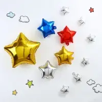 Воздушный шар фольгированный 18" &laquo;Звезда&raquo;, золотой