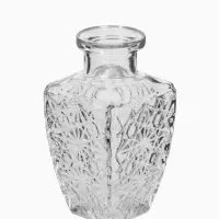 Ваза настольная стекло "Миниатюра" (набор 12 шт) 8-13 см, прозрачный