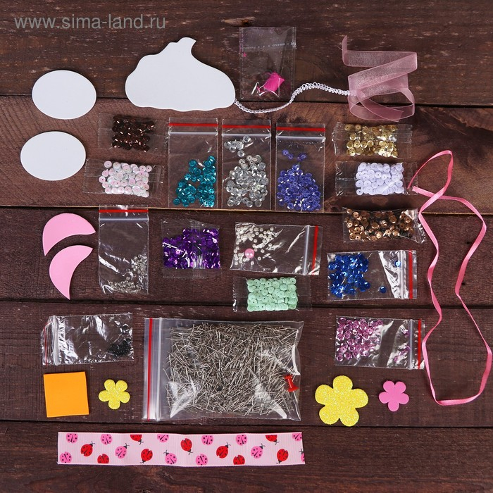 Мозаика из пайеток на холсте &laquo;Поваренок совушка&raquo;