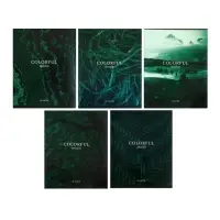 Тетрадь 48 листов в клетку, Calligrata &laquo;Изумруд&raquo;, обложка мелованный картон, серые листы, МИКС