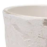 Горшок цветочный с поддоном 2,6 л, d18/h16 см белый керамика, "Венера" (М)