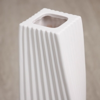 Ваза керамика напольная "Теренс" 58 см, белый