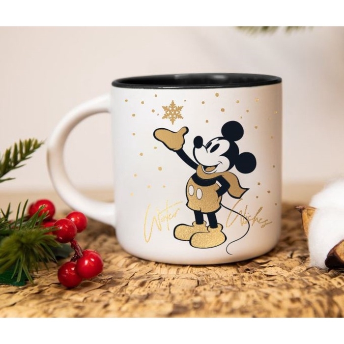 Кружка керамическая новогодняя &laquo;Winter wishes&raquo; Микки Маус, 350 мл
