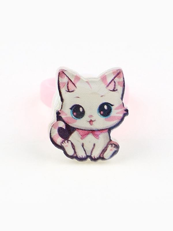 Кольцо крутящиеся детское  "Meow", котик