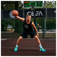 Баскетбольный мяч MINSA, тренировочный, клееный, 8 панелей, р. 7, PU, бутиловая камера