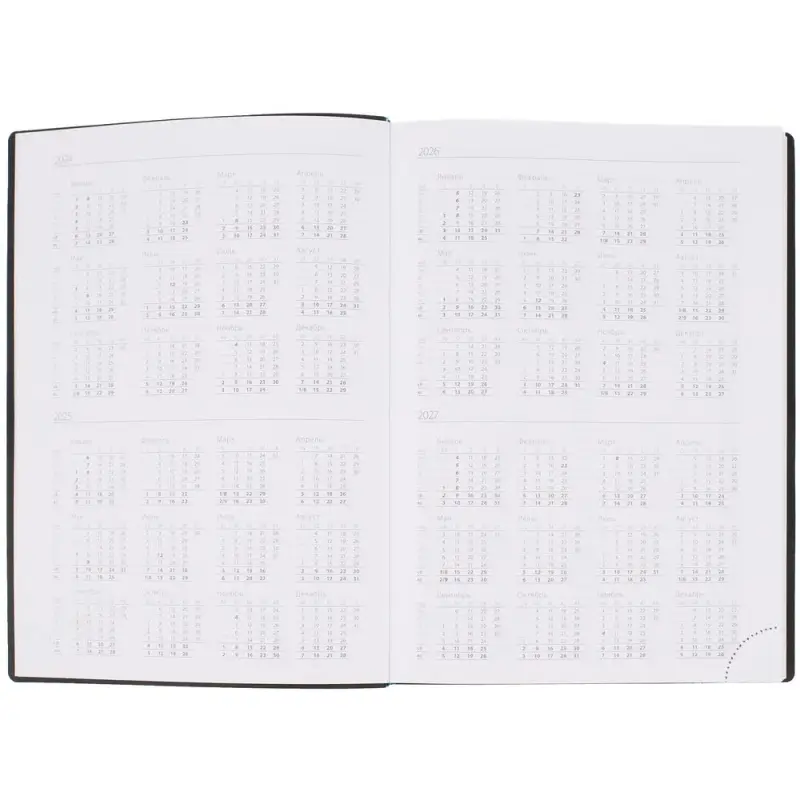 Ежедневник Vivian ver.2, недатированный, бирюзовый