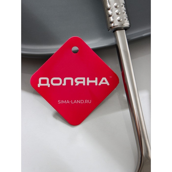 Вилка для мяса из нержавеющей стали Доляна &laquo;Стандарт&raquo;, h=33 cм, цвет серебряный