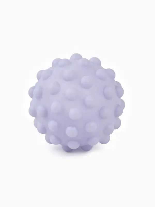 Игрушка пищащая "Мячик" для собак, 6,5 см, серая МИКС