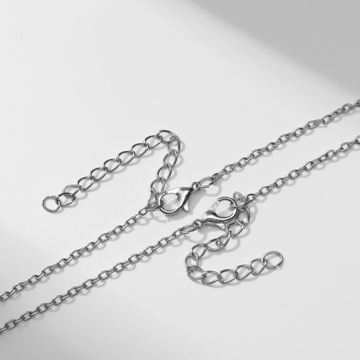 Кулоны &laquo;Неразлучники&raquo; friends forever, кольца, цвет серебро, 45 см