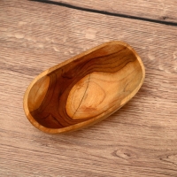 Тарелка 17х8х7 см, тиковое дерево