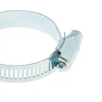 Хомут червячный ZEIN, сквозная просечка, диаметр 32-50 мм, ширина 12.7 мм, оцинкованный