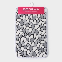 Коврик для ванной и туалета Доляна &laquo;Галька&raquo;, 40&times;60 см