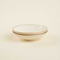 Набор мисок фарфоровых SL Home &laquo;Леггеро&raquo;, d=18,5 см, цвет бежевый