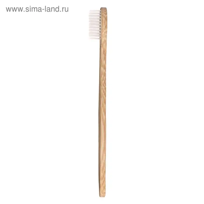 Бамбуковая зубная щётка средней жёсткости, микс цветов