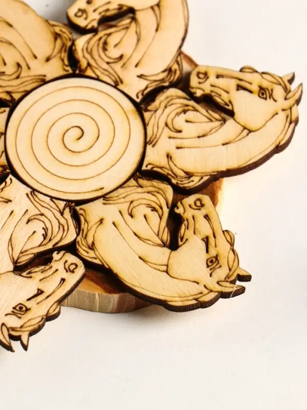 Подставка под горячее Лошадь Красотка , 11см, можжевельник