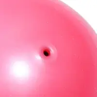Мяч для художественной гимнастики Металлик с блестками, диаметр 19см, цвет розовый