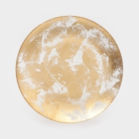 Тарелка подстановочная "Gold Dust" 33 см, цвет золотой
