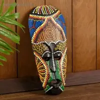 Маска дерево "Бурунг" 32,5х15,5х4 см МИКС