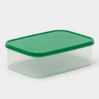 Контейнер пищевой Доляна,1,2 л, цвет зелёный