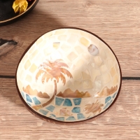 Чаша "Пальма" 14х14х6 см, кокос