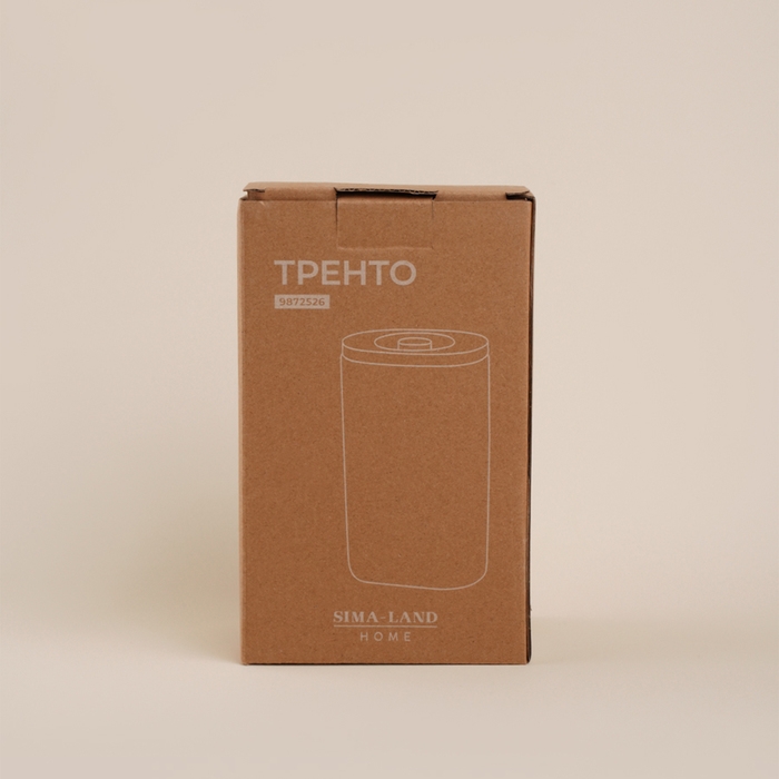 Банка для хранения сыпучих продуктов SL Home &laquo;Тренто&raquo;, 220 мл, 7,7&times;18,5 см, фарфоровая, цвет белый