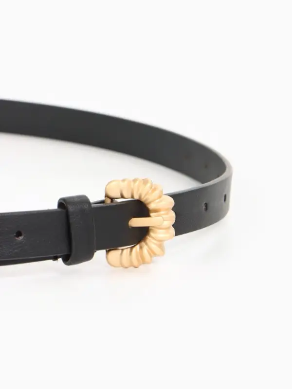 Ремень жен 03-01-01-01, Март2514, 1,8*0,3*110 см, без винта, пряж золото, 1 прокол,