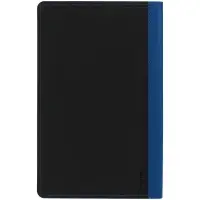 Ежедневник Nice Twice, недатированный, черный с синим