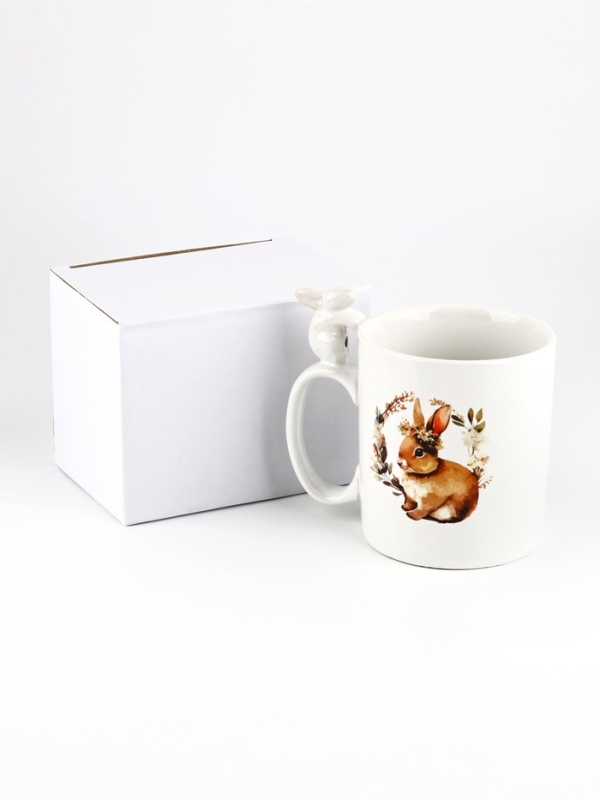 Кружка керамическая Дорого внимание &laquo;Зайка&raquo;, 400 мл