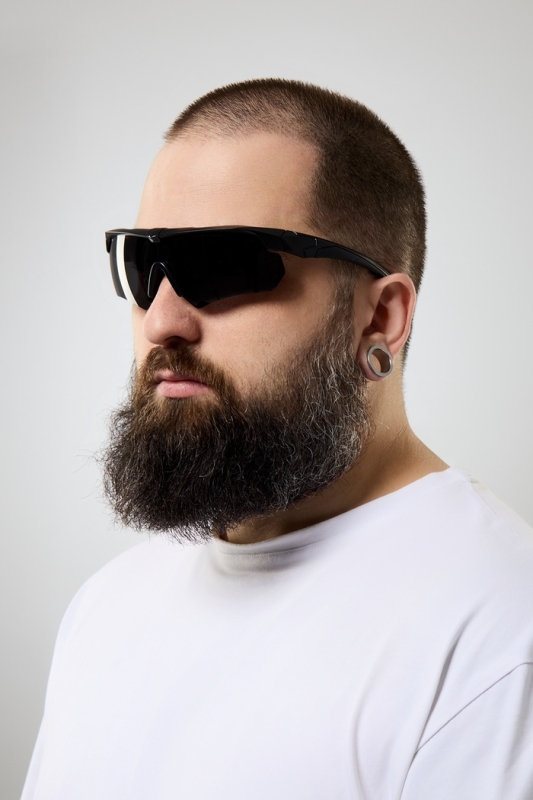 Очки тактические, стрелковые "Storm tactic" линзы - черные