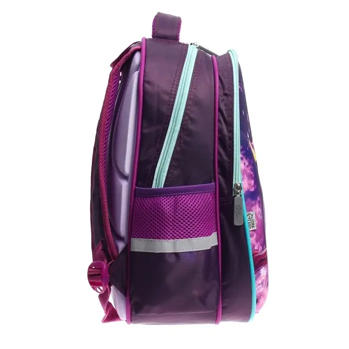 Рюкзак каркасный школьный, 39 х 30 х 14 см, Calligrata "Сова"