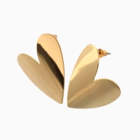 Серьги металл &laquo;Сердце&raquo; нежность, цвет золото