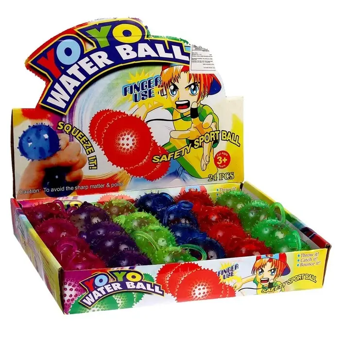 Антистресс игрушка &laquo;Булава&raquo;, мялка с водой, внутри игрушка, МИКС