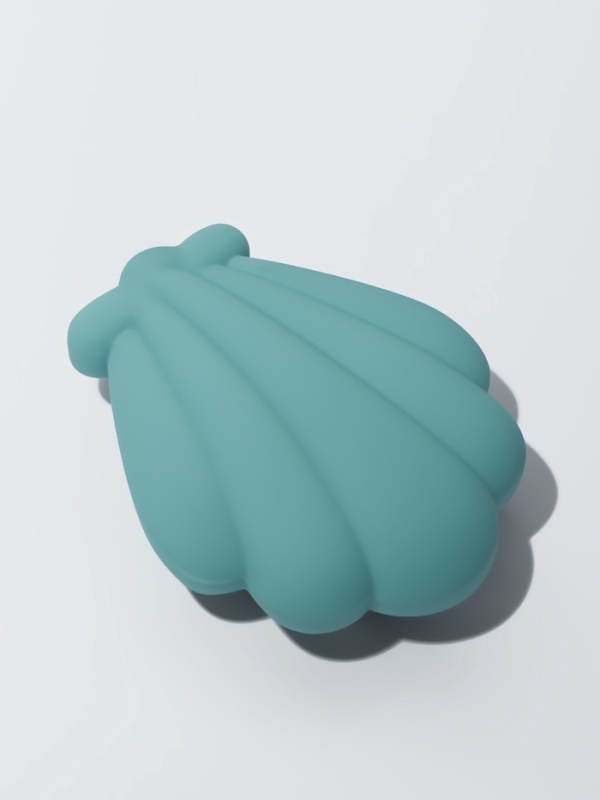 Расчёска массажная &laquo;Ракушка&raquo;, 11&times;8.5 см, голубая