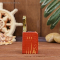 Календарь настольный "Черепаха" дерево 10х7 см