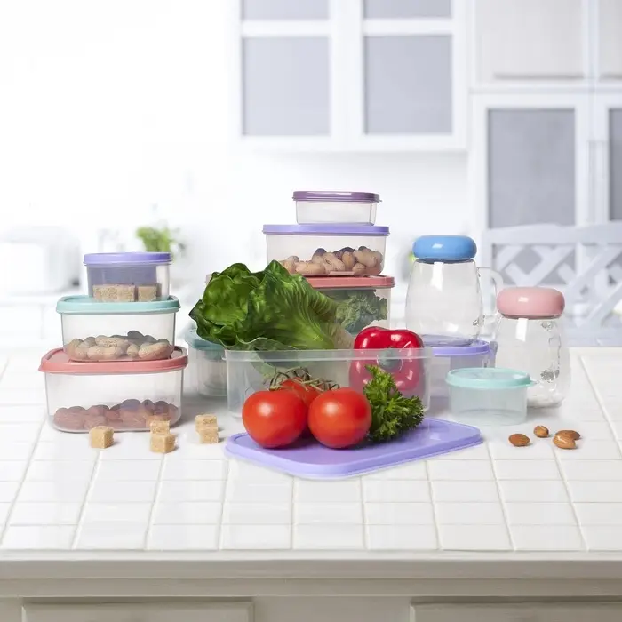 Контейнер квадратный Доляна, пищевой, 700 мл, цвет цвет сиреневый