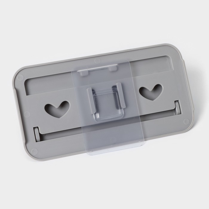 Держатель для ванных и кухонных принадлежностей, 17&times;7&times;11 см, цвет серый