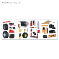 Наклейки конструкторы &laquo;Спецтехника&raquo;, 12 стр.