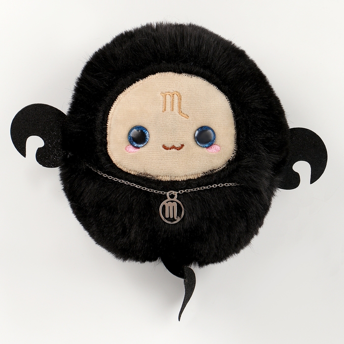 Мягкая игрушка &mdash; Зодиак &laquo;Создай своё украшение. Скорпион&raquo;, с кулоном