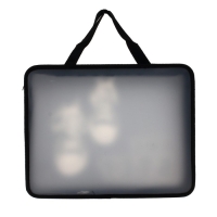 Папка с ручками А4, 330 х 260 х 75 мм, пластиковая, ручки-тесьма, Calligrata "Кеды"