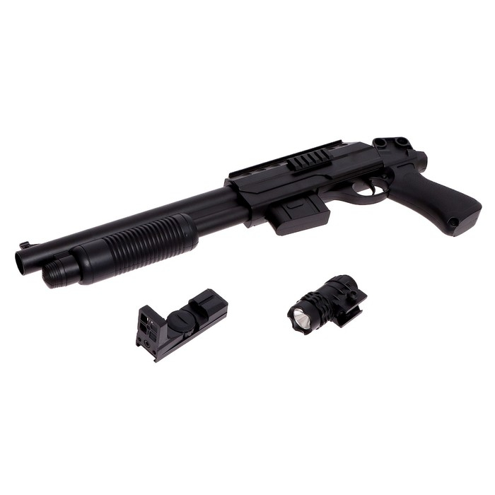 Детское оружие Дробовик пневматический &laquo;Шторм&raquo;, с фонариком