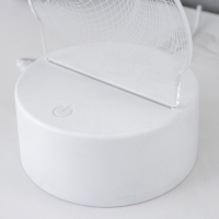 Светильник сенсорный "Кролик" LED 7 цветов USB/от батареек белый