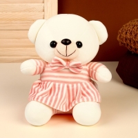 Мягкая игрушка &laquo;Мишутка в платье&raquo;, цвет белый